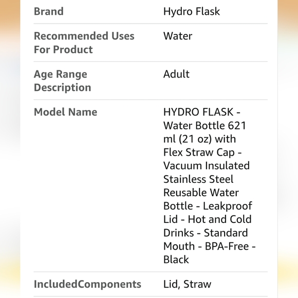 Hydro Flask Straw Bottle - Picture 4 of 9